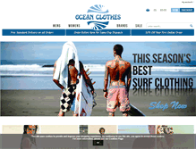 Tablet Screenshot of oceanclothes.com